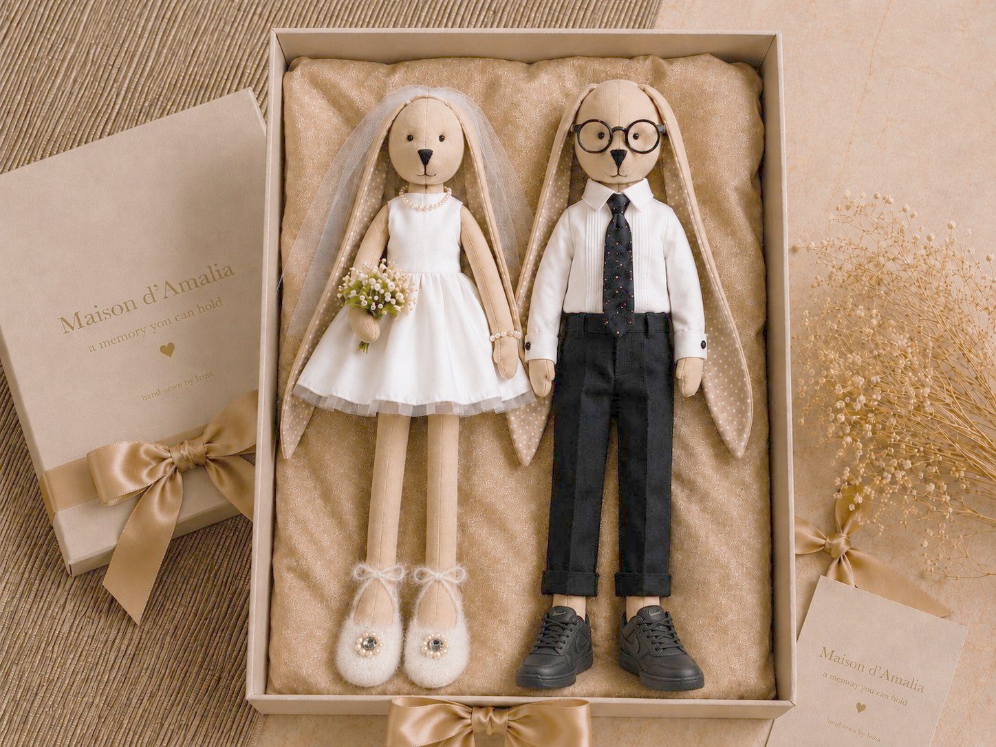 A Maison d'Amalia keepsake box, just opened