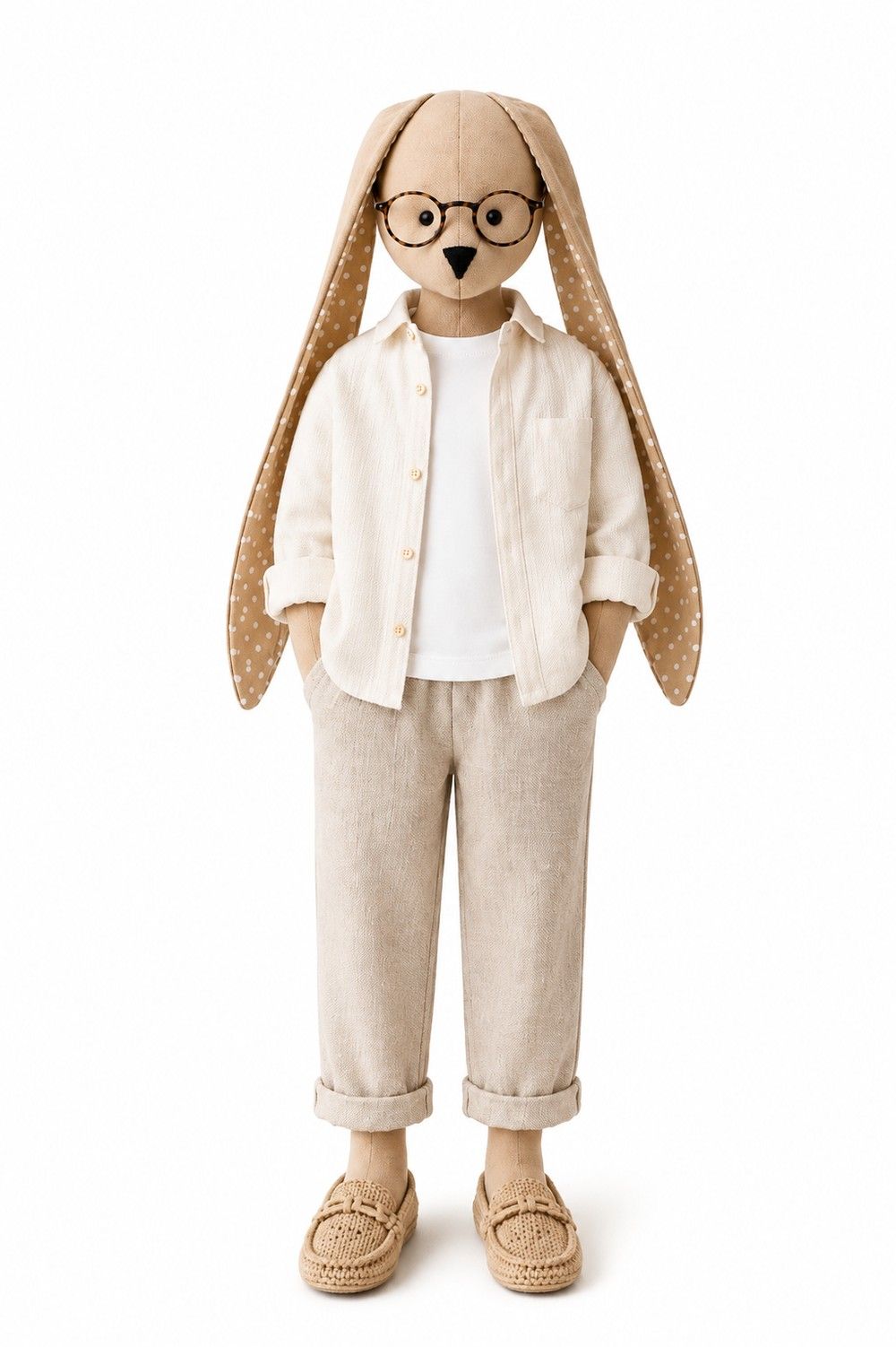 Bunny in a weekend outfit